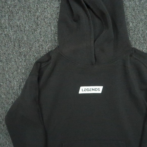 Legends Hoodie Youth Extra Large Black Ziggy Performance Pullover XL - Picture 9 of 9
